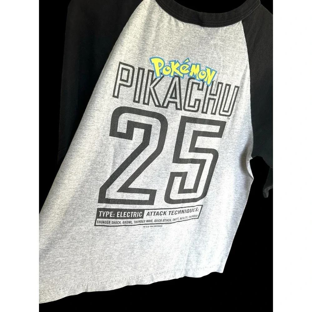 Vintage Pokémon Meowth 1999 Kids T-Shirt Sz Youth‎ Large Women's Sz XS